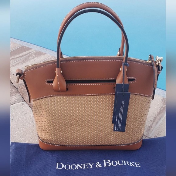 Dooney & Bourke Beacon Woven Domed Satchel - NWT (New) - Picture 4 of 7